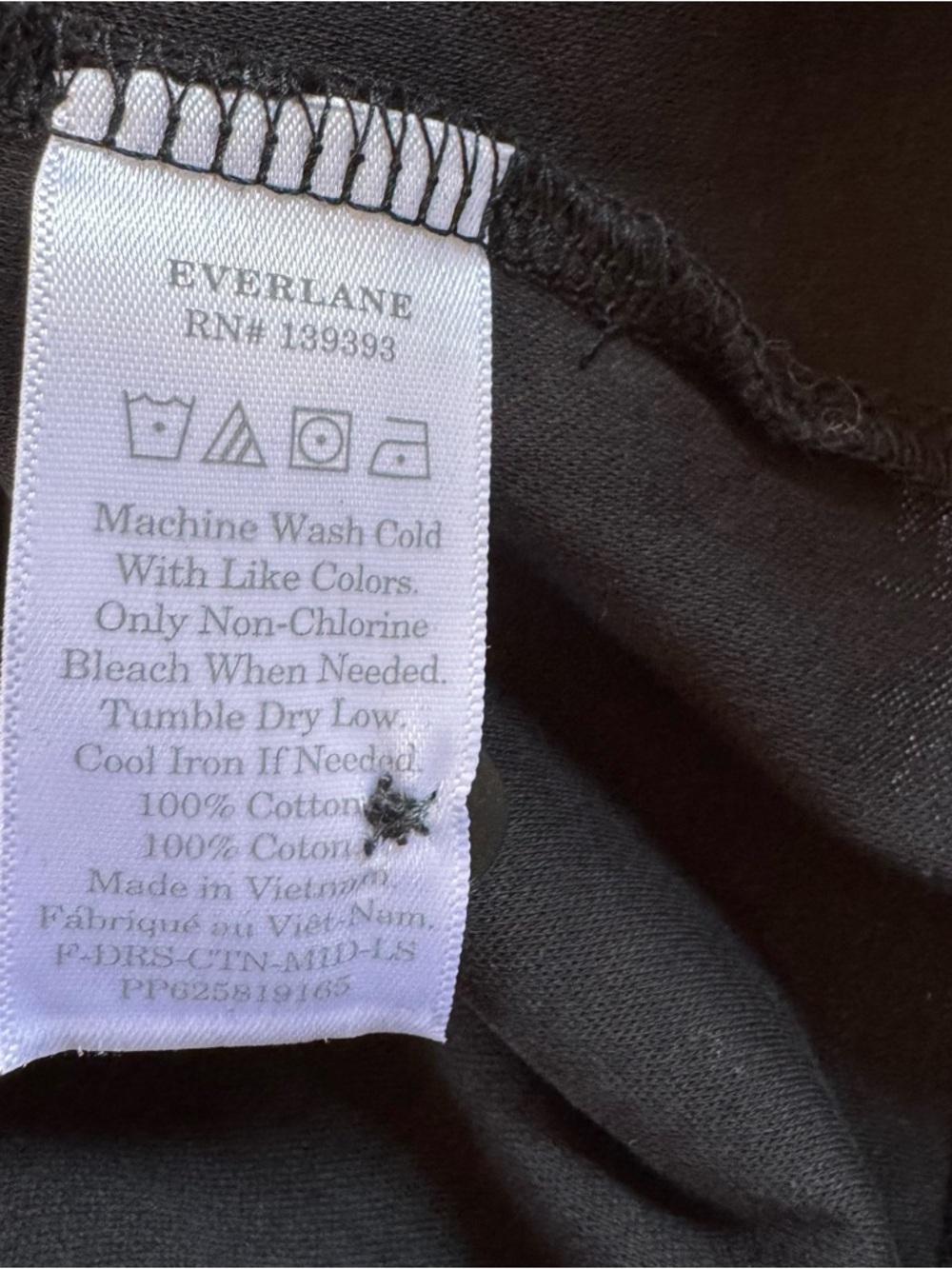 Everlane Black Luxe Cotton Shirtdress NWT - Picture 5 of 7
